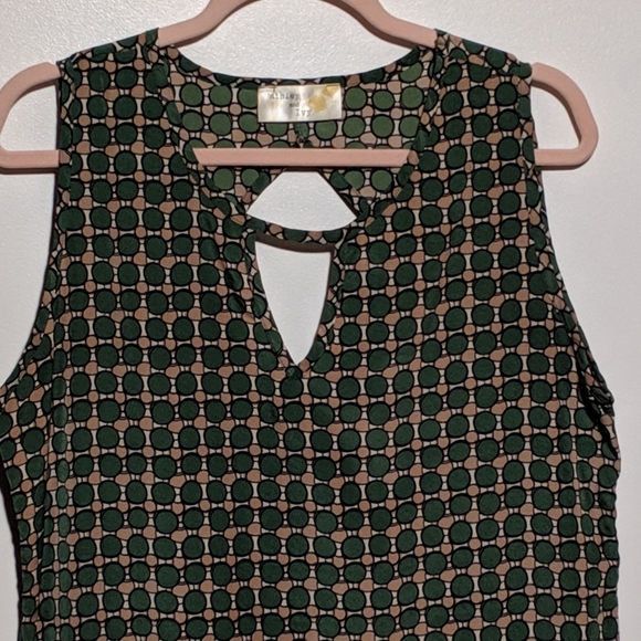 Paisley and Ivy Green Sleeveless Dress Size Large - Picture 5 of 5